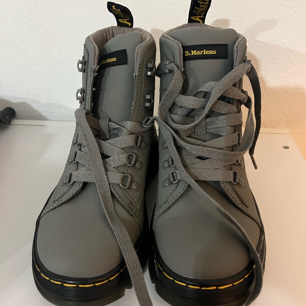 Dr. Martens Charcoal Lace-Up Boots